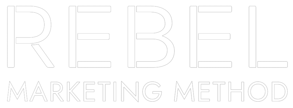 rebel marketing title white